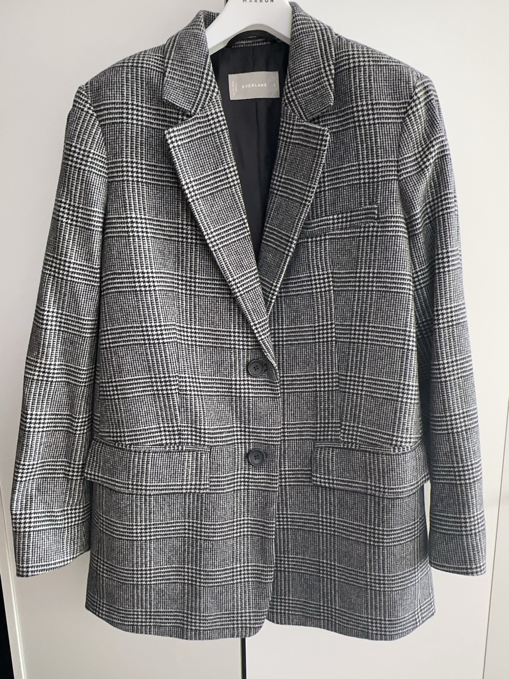 Everlane The Oversized Blazer Glen Plaid Size 2